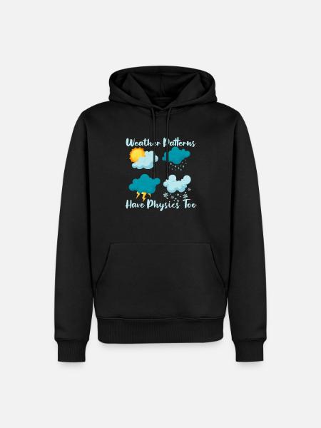 Physics Phyiker Applied Physics - Men’s Premium Organic Hoodie - black