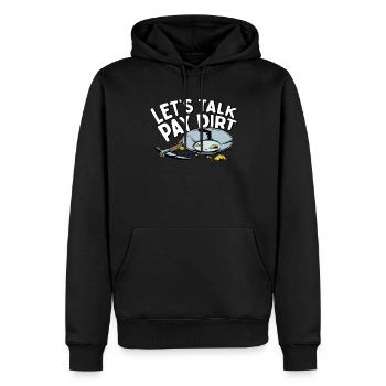 Engineer Witzig Mining Engineer - Men’s Premium Organic Hoodie - black - Front - Nico (187cm)