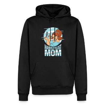 Friseur Hairstylist Friseur - Männer Premium Bio Hoodie - Schwarz - Vorne - Nico (187cm)