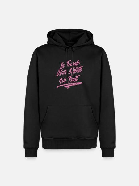 Coiffeur Coiffeur Coiffeur - Sweat à capuche Premium bio Homme - noir