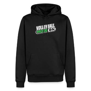 Volleyball Volleyball Player Volleyball Mama - Sweat à capuche Premium bio Homme - noir - Devant - Nico (187cm)