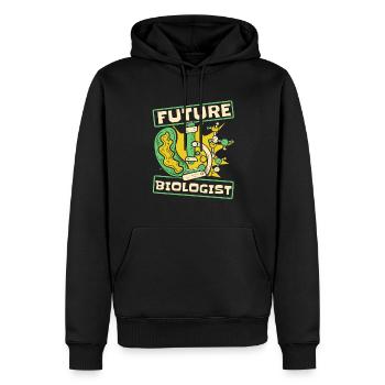 Biology Biologist Children Biology - Men’s Premium Organic Hoodie - black - Front - Nico (187cm)