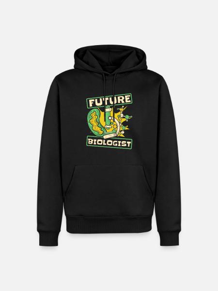 Biologie Biologe Kinder Biologie - Herre Premium økologisk hoodie - sort