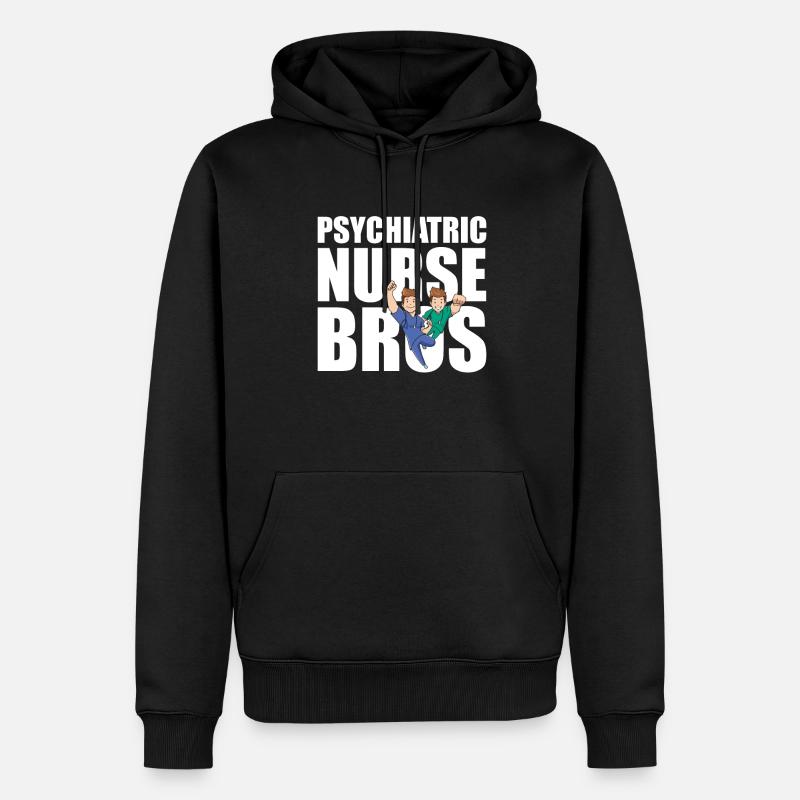 Infirmier - Sweat à capuche Premium bio Homme - noir