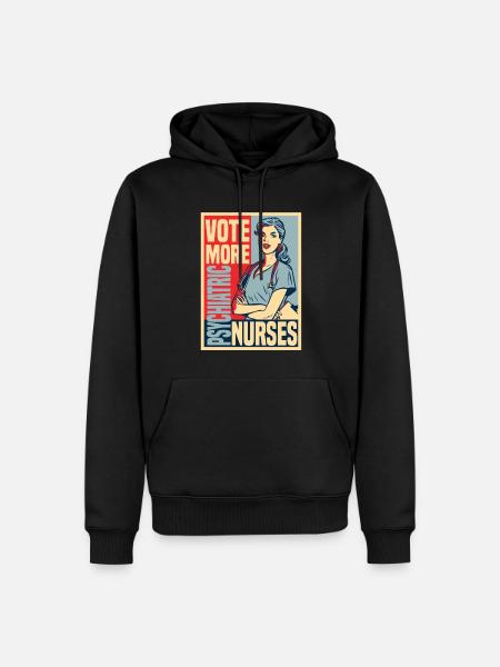 Infirmier - Sweat à capuche Premium bio Homme - noir