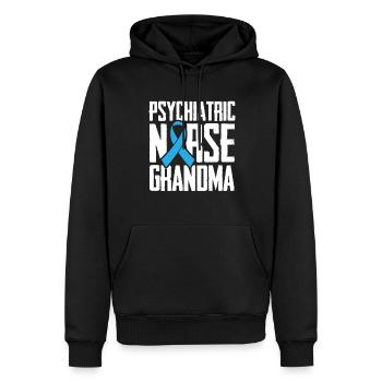 Nurse - Men’s Premium Organic Hoodie - black - Front - Nico (187cm)