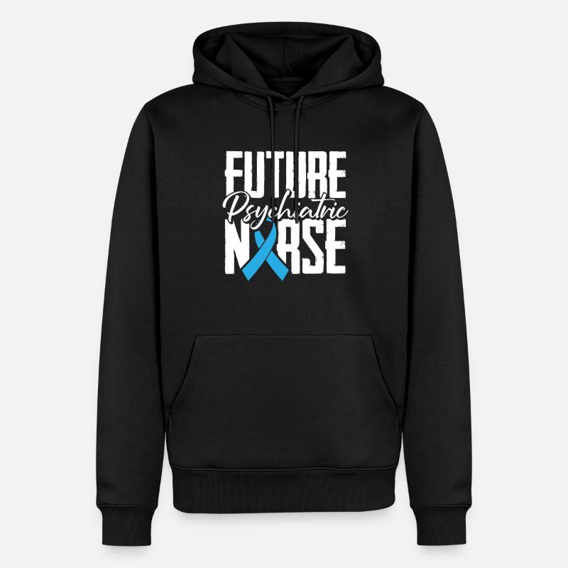 Infirmier - Sweat à capuche Premium bio Homme - noir
