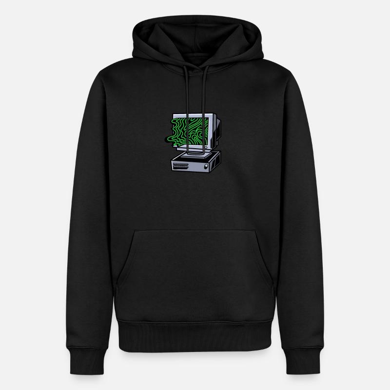 Entwickler Coder Programmierer - Männer Premium Bio Hoodie - Schwarz