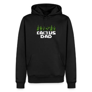 Cactus Garden - Men’s Premium Organic Hoodie - black - Front - Nico (187cm)