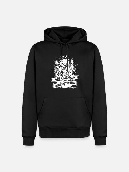 Kaktus Garten Kaktus - Männer Premium Bio Hoodie - Schwarz
