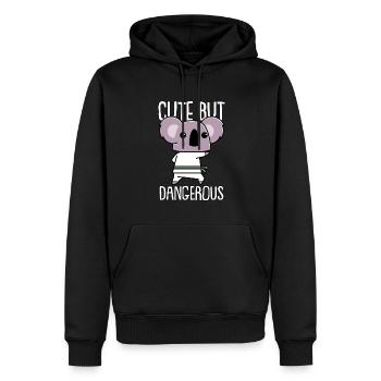 Taekwondo Koala Taekwondo-Mama - Männer Premium Bio Hoodie - Schwarz - Vorne - Nico (187cm)