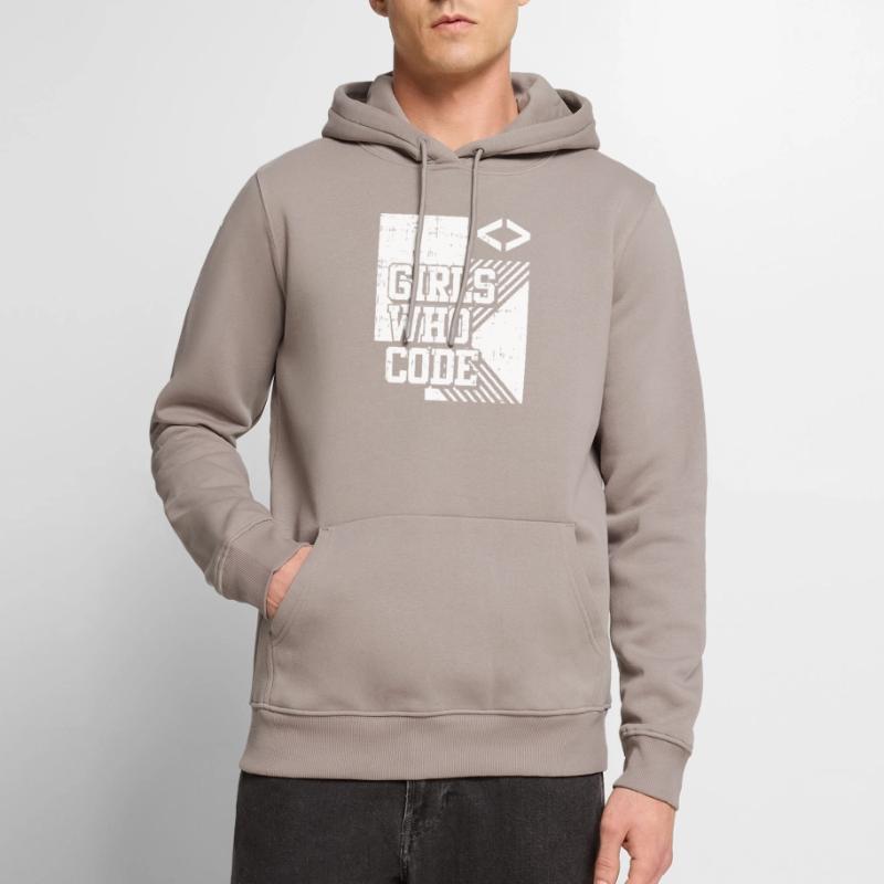 Developer Coder Programmer Girl Men’s Premium Organic Hoodie