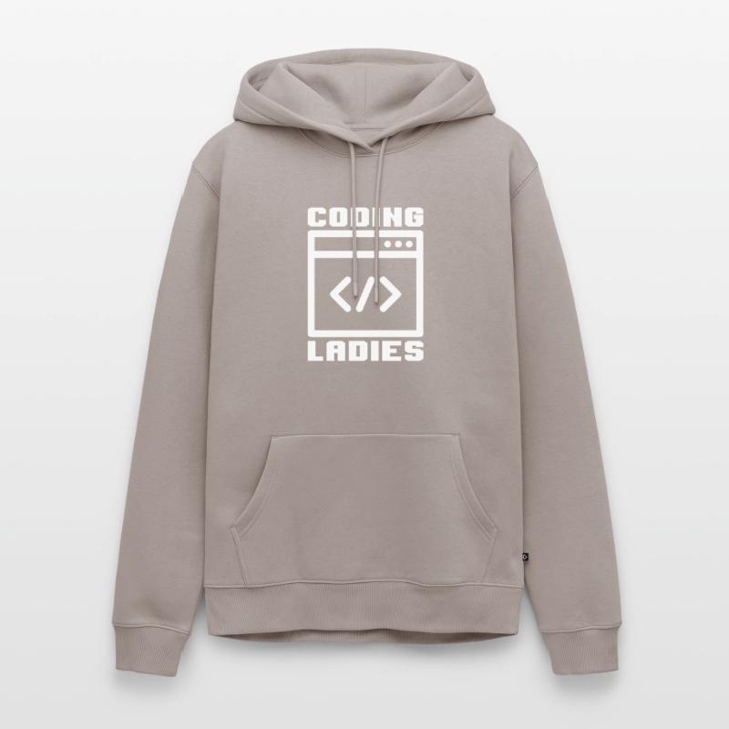 Entwickler Coder Programmierer Dame Männer Premium Bio Hoodie