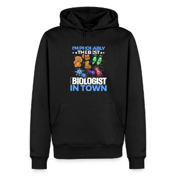 Biologie Biologe Zellen - Männer Premium Bio Hoodie - Schwarz - Vorne - Nico (187cm)