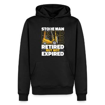 Lagerist Lagerarbeiter Im Ruhestand - Männer Premium Bio Hoodie - Schwarz - Vorne - Nico (187cm)