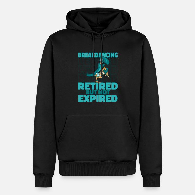 Breakdance Breakdancer Breakdancing Rentner - Männer Premium Bio Hoodie - Schwarz