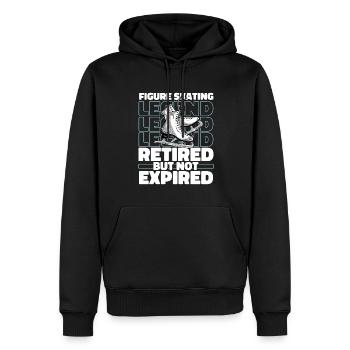 Figure skating Retired figure skater - Men’s Premium Organic Hoodie - black - Front - Nico (187cm)