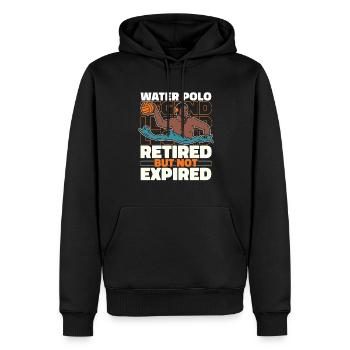 Wasserball Wasserballer Im Ruhestand - Männer Premium Bio Hoodie - Schwarz - Vorne - Nico (187cm)