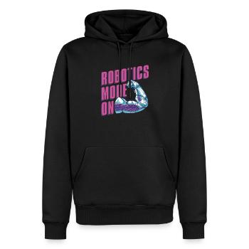 Robotique Ai Robot Mode Activé - Sweat à capuche Premium bio Homme - noir - Devant - Nico (187cm)