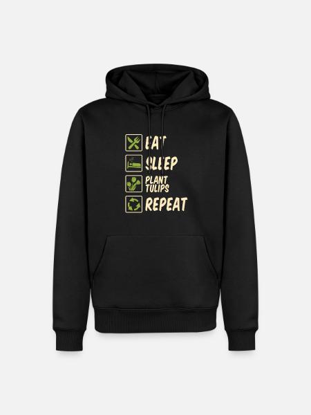 Tulips Tulips - Men’s Premium Organic Hoodie - black