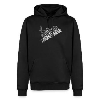 Taekwondo Père Taekwondo - Sweat à capuche Premium bio Homme - noir - Devant - Nico (187cm)