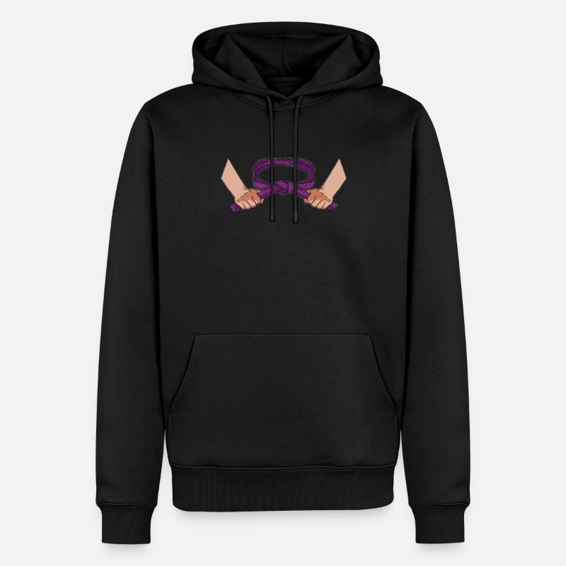 Karate - Männer Premium Bio Hoodie - Schwarz