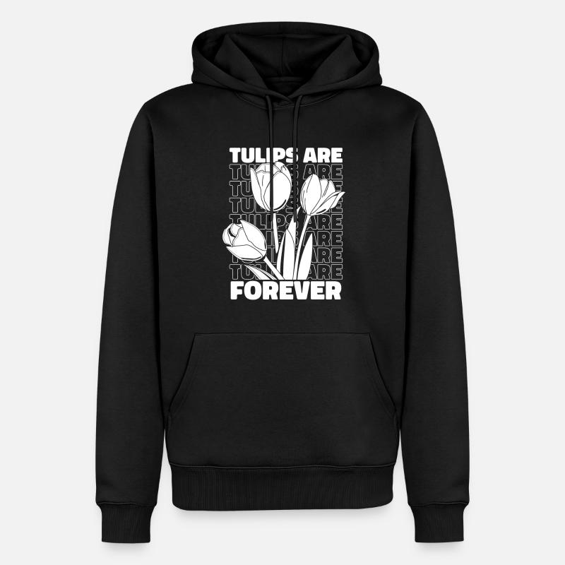 Tulipes Tulipes - Sweat à capuche Premium bio Homme - noir