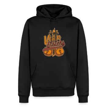 Violine Geige Schwester - Männer Premium Bio Hoodie - Schwarz - Vorne - Nico (187cm)