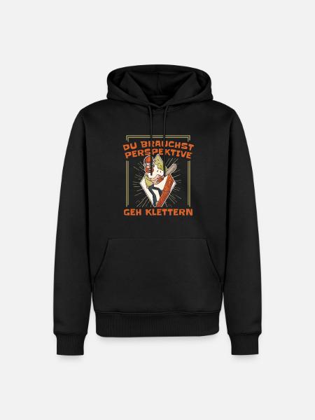 Baumpfleger Baumkletterer Arborist Witzig - Männer Premium Bio Hoodie - Schwarz