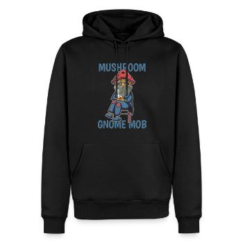 Cueilleurs de champignons Champignons Grand nain de champignons - Sweat à capuche Premium bio Homme - noir - Devant - Nico (187cm)