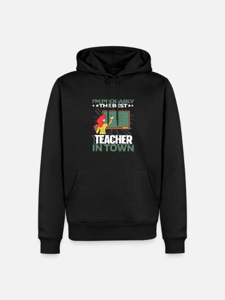 Teacher Pedagogue Best - Men’s Premium Organic Hoodie - black