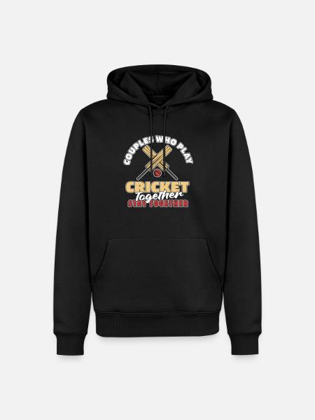 Cricket Couple - Men’s Premium Organic Hoodie - black