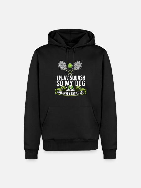Squash Dog - Men’s Premium Organic Hoodie - black