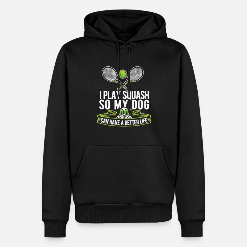 Chien de courge - Sweat à capuche Premium bio Homme - noir