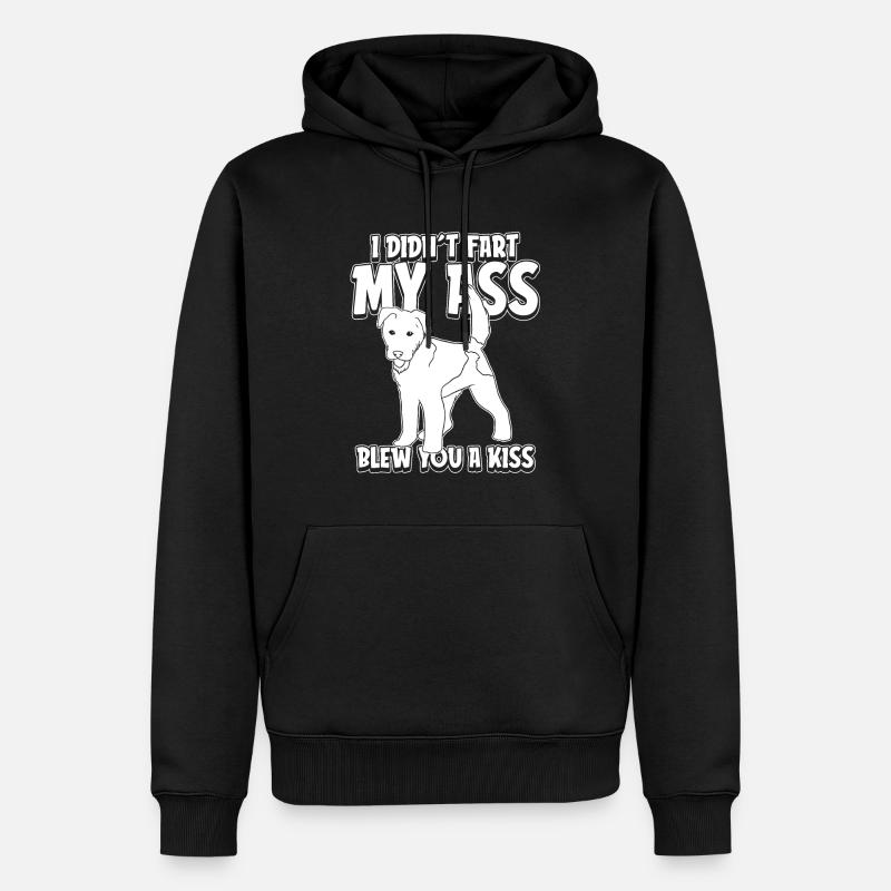 Terrier de blé - Sweat à capuche Premium bio Homme - noir