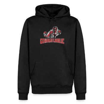 Go Kart Karting Karting Karting Driver Funny - Men’s Premium Organic Hoodie - black - Front - Nico (187cm)