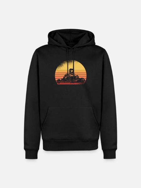 Go karting, karting, karting - Men’s Premium Organic Hoodie - black