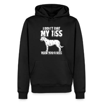 Irish wolfhound - Men’s Premium Organic Hoodie - black - Front - Nico (187cm)