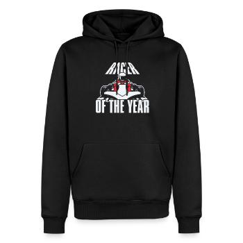 Go Kart Kartfahren Kartfahrer - Männer Premium Bio Hoodie - Schwarz - Vorne - Nico (187cm)