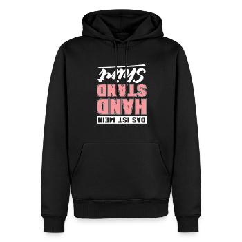 Rsg Turnen Sportgymnastik Handstand - Männer Premium Bio Hoodie - Schwarz - Vorne - Nico (187cm)