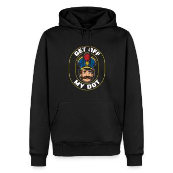 Fanfahrzug Spielmannzug Witzig - Men’s Premium Organic Hoodie - black - Front - Nico (187cm)