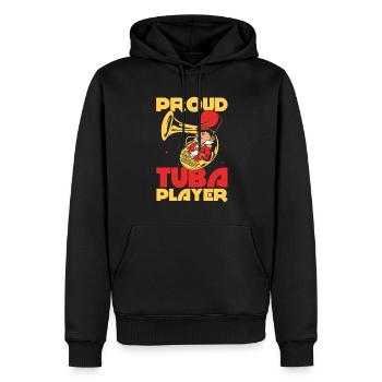 Fanfare procession tuba - Men’s Premium Organic Hoodie - black - Front - Nico (187cm)