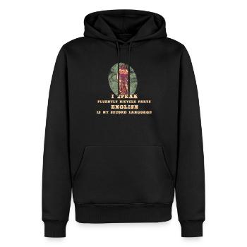 Rennrad Radsport Radsportler Lustig - Männer Premium Bio Hoodie - Schwarz - Vorne - Nico (187cm)