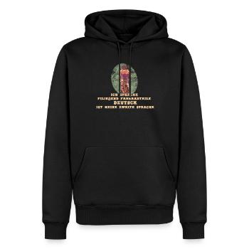 Rennrad Radsport Radsportler Lustig - Männer Premium Bio Hoodie - Schwarz - Vorne - Nico (187cm)