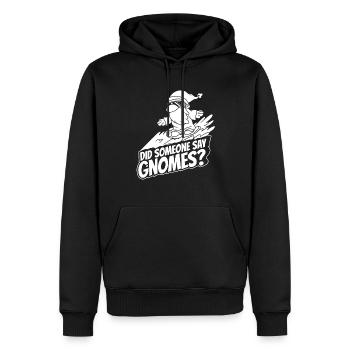 Cueilleurs de champignons Champignons Ski Nain de champignons - Sweat à capuche Premium bio Homme - noir - Devant - Nico (187cm)