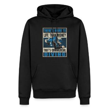 Tauchen Taucher Kommerzielles Tauchen - Männer Premium Bio Hoodie - Schwarz - Vorne - Nico (187cm)