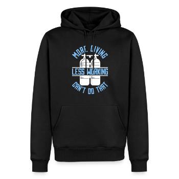 Tauchen Taucher Kommerzielles Tauchen - Männer Premium Bio Hoodie - Schwarz - Vorne - Nico (187cm)