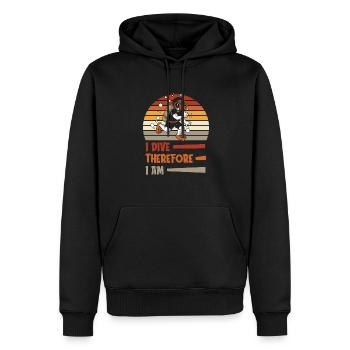 Tauchen Taucher Kommerzielles Tauchen - Männer Premium Bio Hoodie - Schwarz - Vorne - Nico (187cm)