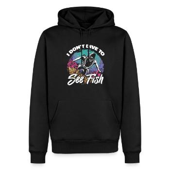 Tauchen Taucher Witzig Kommerzielles Tauchen - Männer Premium Bio Hoodie - Schwarz - Vorne - Nico (187cm)