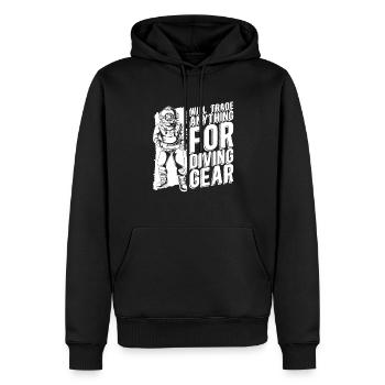 Tauchen Taucher Kommerzielles Tauchen - Männer Premium Bio Hoodie - Schwarz - Vorne - Nico (187cm)